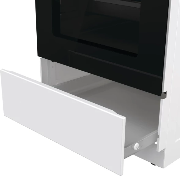 Плита Комбинированная Gorenje GK5A22WH белый (металлическая крышка) реш.сталь