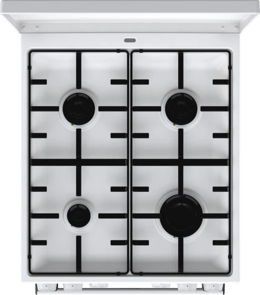 Плита Комбинированная Gorenje GK5A22WH белый (металлическая крышка) реш.сталь