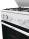 Плита Комбинированная Gorenje GK5A22WH белый (металлическая крышка) реш.сталь