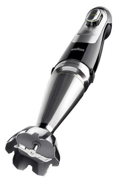 Блендер погружной Braun MQ9135XI черный/серебристый