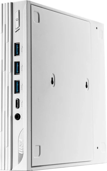 Неттоп MSI Pro DP10 12M-221RU i5 1235U (1.3) 16Gb SSD512Gb Iris Xe Windows 11 Pro 2.5xGbitEth WiFi BT 120W белый (9S6-B0A622-221)