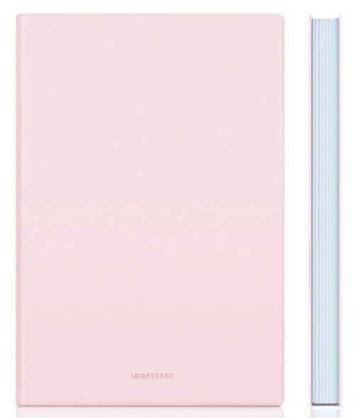 Блокнот Deli EN140LPINK A5 210х143мм искусст. кожа 96л линейка мягкая обложка розовый