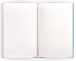 Блокнот Deli EN140LPINK A5 210х143мм искусст. кожа 96л линейка мягкая обложка розовый