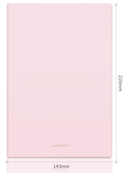 Блокнот Deli EN140LPINK A5 210х143мм искусст. кожа 96л линейка мягкая обложка розовый