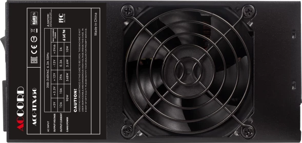 Блок питания Accord TFX 450W ACC-TFX450 (20+4pin) APFC 80mm fan 3xSATA RTL