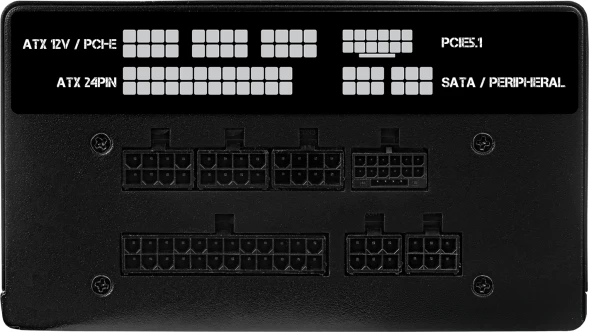 Блок питания Formula ATX 650W AP-650MB (20+4pin) APFC 140mm fan 6xSATA Cab Manag RTL