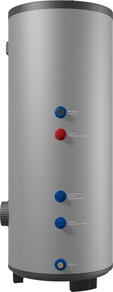 Водонагреватель Thermex Nixen 200 F (combi) 17кВт 200л через теплообменник напольный/серый