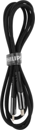 Кабель Philips DLC9100 USB Type-C (m)-USB Type-C (m) 1.2м черный коробка (упак.:1шт)
