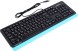 Клавиатура A4Tech Fstyler FK10 черный/синий USB