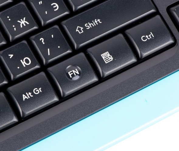 Клавиатура A4Tech Fstyler FK10 черный/синий USB