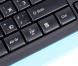 Клавиатура A4Tech Fstyler FK10 черный/синий USB