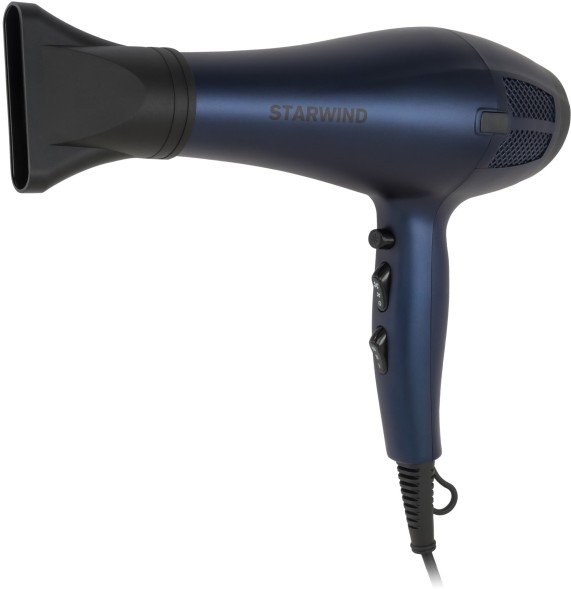 Фен Starwind SHD 7078 2000Вт синий матовый/черный