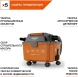 Строительный пылесос Daewoo DAVC 1621Li SET 200Вт (уборка: сухая/сбор воды/выдув) оранжевый