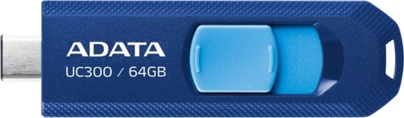 Флеш Диск A-Data 64GB Type-C UC300 ACHO-UC300-64G-RNB/BU USB3.2 синий/голубой