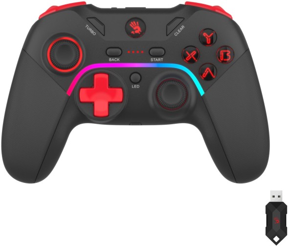 Геймпад A4Tech Bloody GPW70 Sports черный USB Беспроводной виброотдача обратная связь (GPW70 SPORTS BLACK)