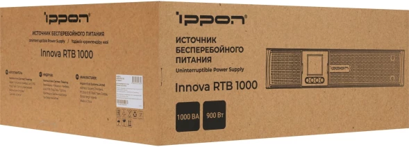 Источник бесперебойного питания Ippon Innova RTB 1000 900Вт 1000ВА черный