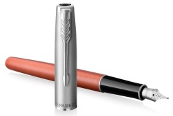 Ручка перьев. Parker Sonnet Essentials SB F545 (CW2169228) LaqOrange CT F сталь нержавеющая подар.кор.