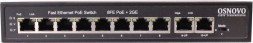Коммутатор Osnovo SW-20820(120W) (L2) 8x100Мбит/с 2x1Гбит/с 8PoE 120W неуправляемый