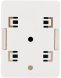 Коннектор Rexant (03-0132) кат.6 RJ45 прозрачный
