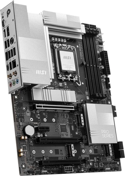 Материнская плата MSI PRO Z890-P WIFI Soc-1851 Intel Z890 4xDDR5 ATX AC`97 8ch(7.1) 5Gigabit RAID+HDMI+DP