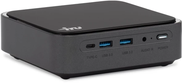 Неттоп IRU 310TLCN i3 1115G4 (3) 8Gb SSD256Gb HDG Windows 11 Professional GbitEth WiFi BT черный (1975168)