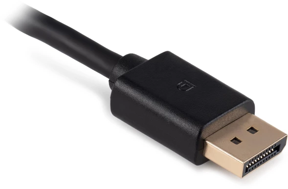 Переходник Buro DisplayPort (m)/HDMI (f) черный (BU-HDMI(F)-DP(M))