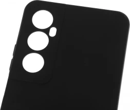 Чехол (клип-кейс) BoraSCO для Realme C65 Silicone Case черный (73384)