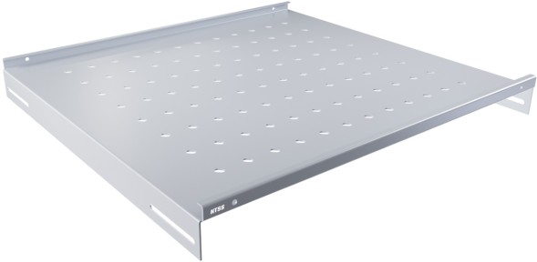 Полка стационарная NTSS NTSS-FS-H-600 1U нагр.:100кг. 19&amp;quot; 350мм серый (упак.:1шт)