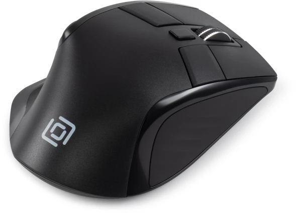 Мышь Оклик 502MW черный оптическая 2400dpi silent беспров. BT/Radio USB для ноутбука 9but (1978678)