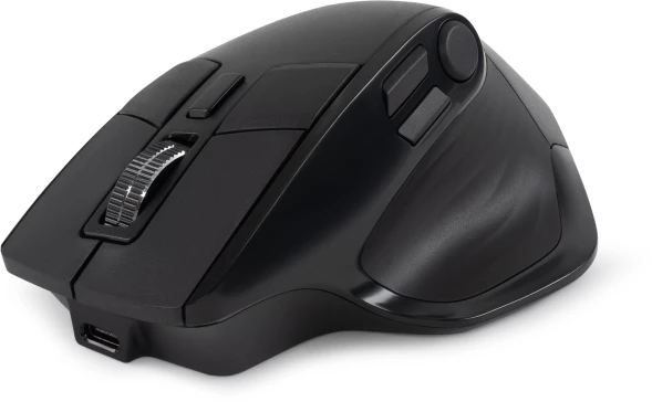 Мышь Оклик 502MW черный оптическая 2400dpi silent беспров. BT/Radio USB для ноутбука 9but (1978678)