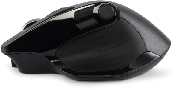 Мышь Оклик 502MW черный оптическая 2400dpi silent беспров. BT/Radio USB для ноутбука 9but (1978678)