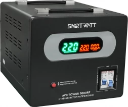 Стабилизатор напряжения Smartwatt AVR Tower 5000RF 5000ВА черный