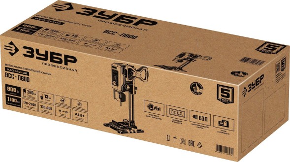 Станок сверлильный Зубр Профессионал ВСС-П800 800W