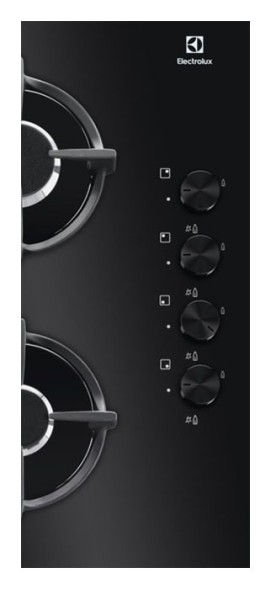 Газовая варочная поверхность Electrolux KGG6407K черный