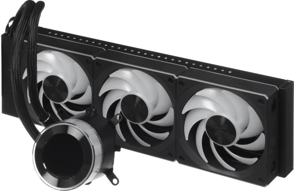 Система водяного охлаждения Lian-Li HydroShift II LCD-C 360CL ARGB Soc-AM5/AM4/1700/1851 черный 4-pin 31dB Al+Cu LCD Ret (G89.GHS2LCD36RB.R0)