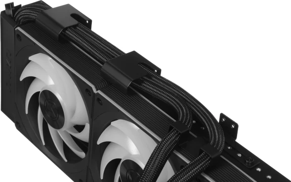 Система водяного охлаждения Lian-Li HydroShift II LCD-C 360CL ARGB Soc-AM5/AM4/1700/1851 черный 4-pin 31dB Al+Cu LCD Ret (G89.GHS2LCD36RB.R0)