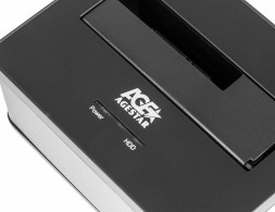 Док-станция для HDD AgeStar 3UBT7 SATA III USB3.0 пластик/алюминий черный 1