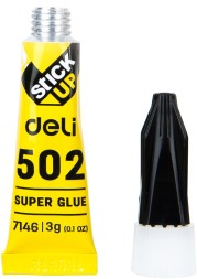 Клей универсальный Deli Super E7146 3гр прозрачный блистер