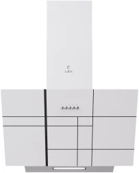 Вытяжка каминная Lex Moza 600 R1 белый управление: кнопочное (1 мотор)