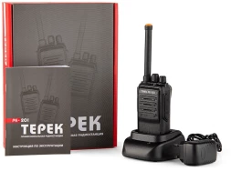 Рация Терек РК-201 U 16кан. до 12км аккум. сигн.Аналоговый черный