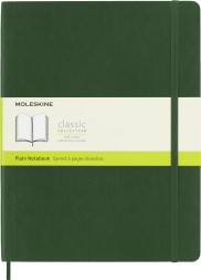 Блокнот Moleskine CLASSIC SOFT QP623K15 XLarge 190х250мм 192стр. нелинованный мягкая обложка зеленый