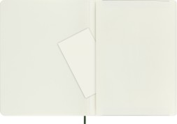 Блокнот Moleskine CLASSIC SOFT QP623K15 XLarge 190х250мм 192стр. нелинованный мягкая обложка зеленый