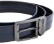 Ремень мужской Piquadro Blue Square CU6742B2/BLUN 125х3.5см синий/черный натур.кожа