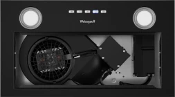 Вытяжка встраиваемая Weissgauff Fiona 60 BL черный управление: кнопочное (1 мотор)