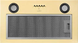 Вытяжка встраиваемая Lex GS Bloc P 600 IV слоновая кость управление: кнопочное (1 мотор)