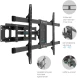 Кронштейн для телевизора Kromax CORBEL-8 титан 32&amp;quot;-75&amp;quot; макс.55кг настенный поворот и наклон