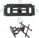 Кронштейн для телевизора Kromax CORBEL-8 титан 32&amp;quot;-75&amp;quot; макс.55кг настенный поворот и наклон