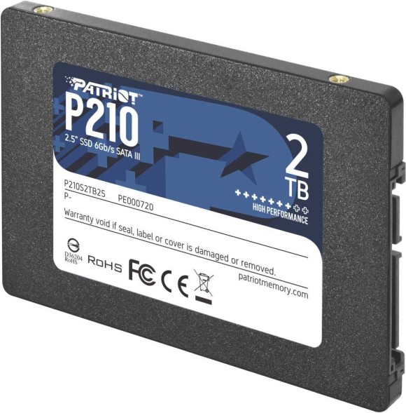 Накопитель SSD Patriot SATA-III 2TB P210S2TB25 P210 2.5&amp;quot;