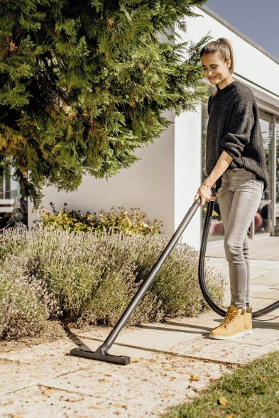 Строительный пылесос Karcher WD 3 S V-17/4/20 1000Вт (уборка: сухая/влажная/выдув/сбор воды) желтый