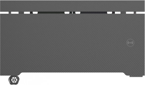 Стол для компьютера Cactus CS-EDXL-GBK столешница МДФ черный карбоновый каркас черный 140x60см